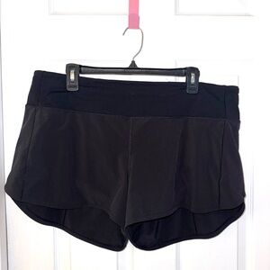 Lululemon speed up shorts mid rise 14 Tall